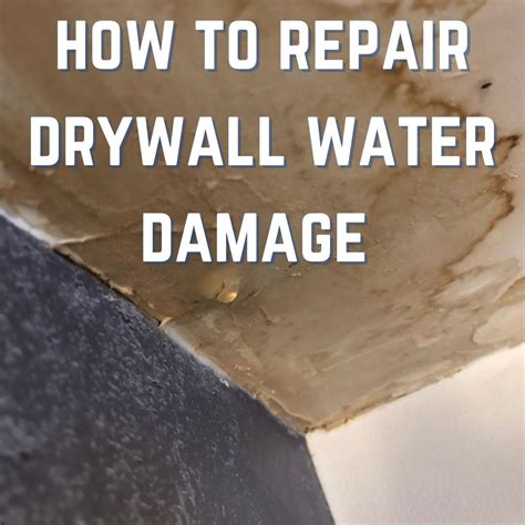 water damaged drywall|Signs of drywall water damage how to prevent help repair